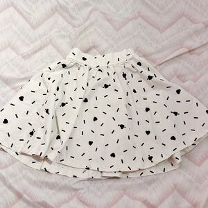 titty & Co. | White and black circle skirt